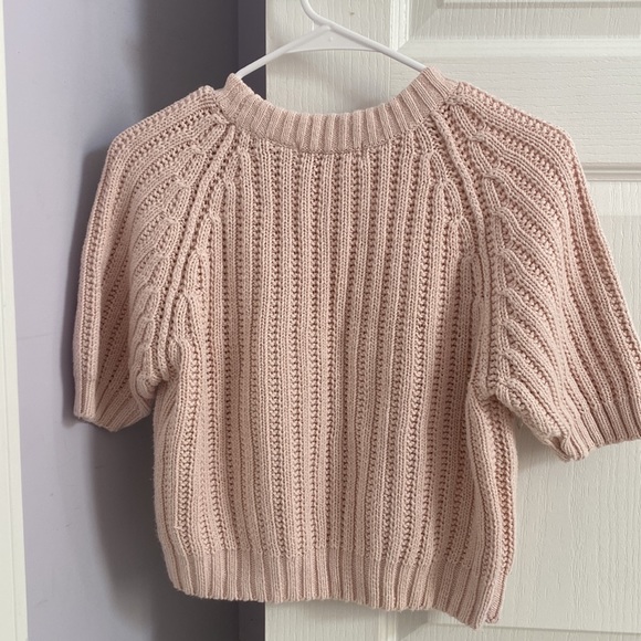 chunky pink short sleeved sweater from sarah taylor - Picture 2 of 3
